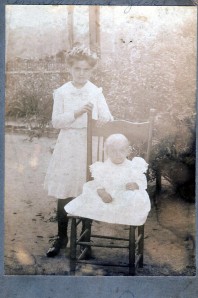 My great-granmother Eva Ruth and her brother Jack